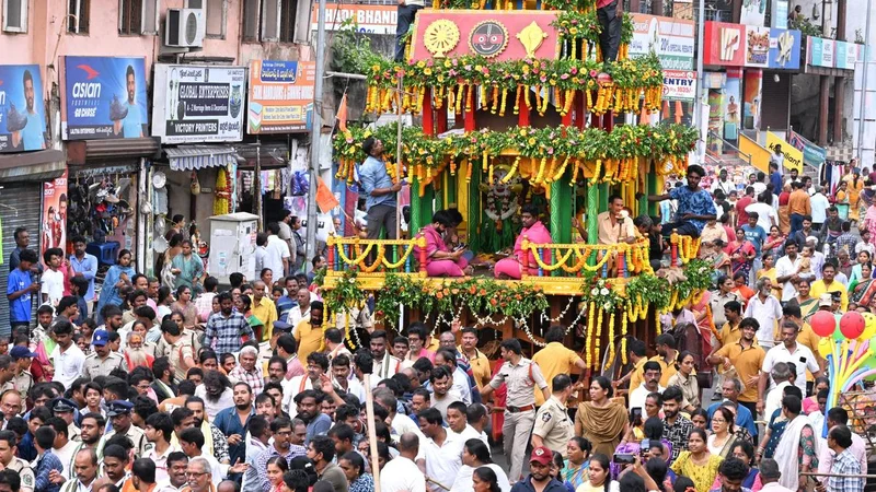 ‘Bahuda Yatra’ celebrated with religious fervour in Visakhapatnam
