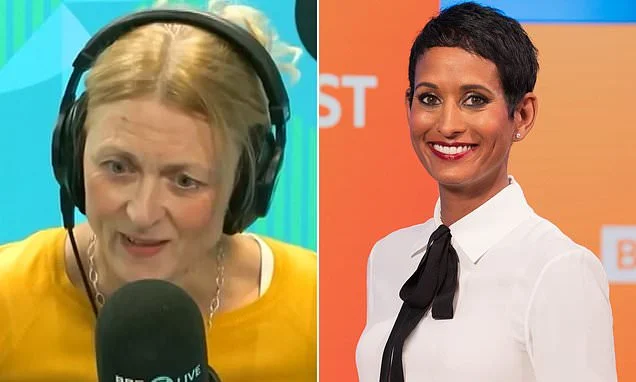 Emotional Radio 5 Live presenter being replaced by Naga Munchetty says she is 'struggling to hold it together' as she announces she is leaving the job after 15 years
