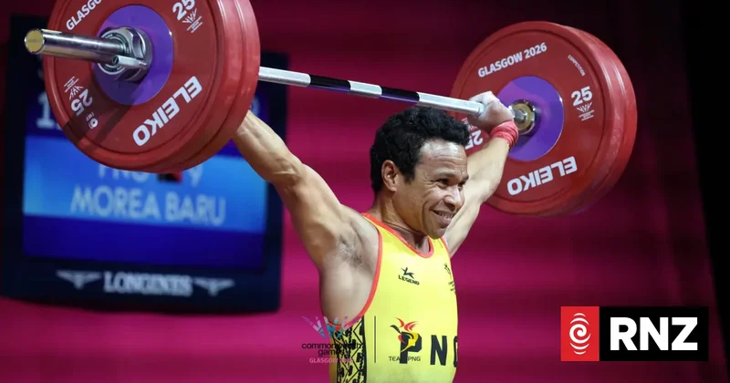 PNG's Morea Baru claims Pacific Islands' first medal at Glasgow Commonwealth Games