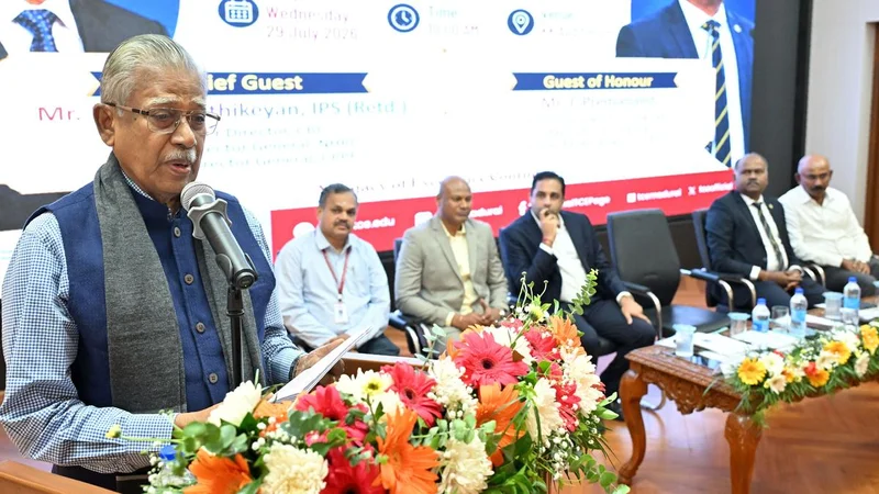 Former CBI director D.R. Kaarthikeyan urges students to embrace spirituality and discipline at TCE founder’s day
