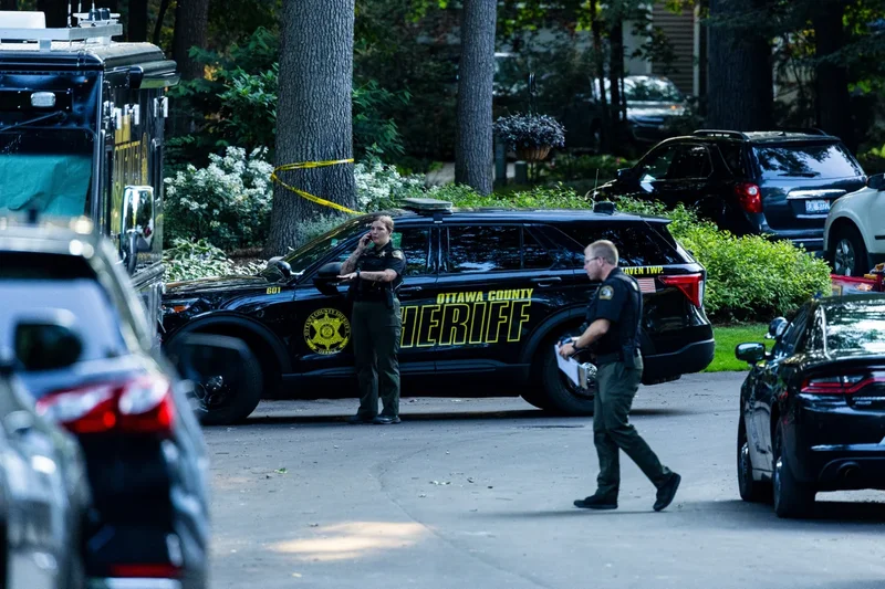 Michigan father killed wife and six children before home fire, investigators say