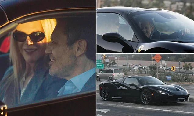 Nicole Kidman takes a spin with rumored boyfriend Michael Reinstein in his $340K Ferrari after their trip to Italy
