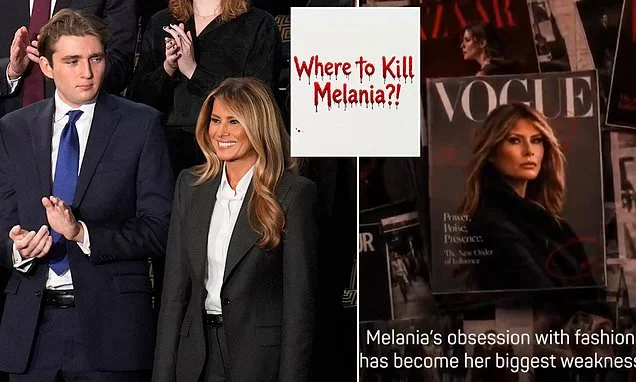 Iran targets Melania and Barron Trump with vile assassination threats... with chilling action to weaponize First Lady's shopping habit