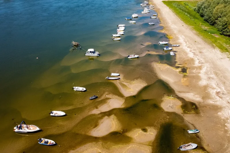 The Dry Danube: Europe’s legendary river got so low that a cruise ship ran out of food and water