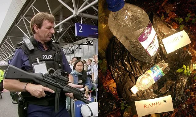 The incredible true story of the Liquid Bomb Plot: How Britain foiled terror attack more deadly than 9/11 as Islamic fanatics tried to smuggle explosives disguised as soft drinks on planes