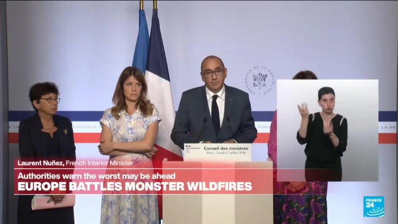 REPLAY: 'Unprecedented' fire stable but not fully contained, says French Interior minister