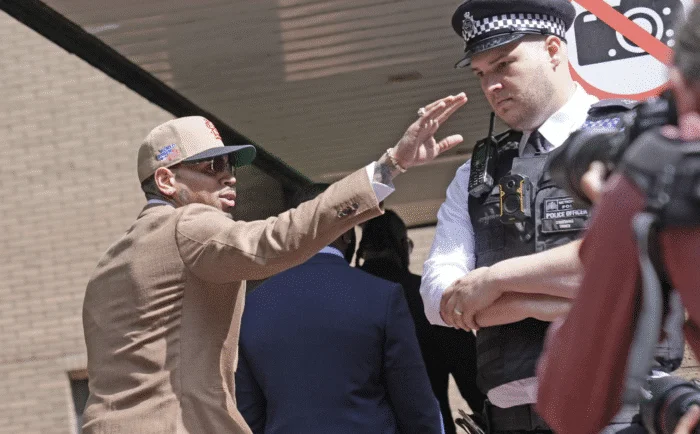 Chris Brown pleads guilty over bottle attack at a London nightclub