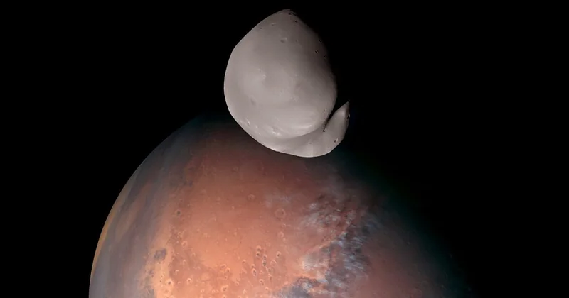 Phobos and Deimos, the moons of Mars