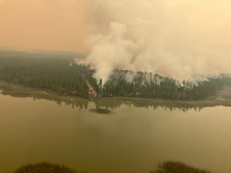 Crews battle wildfires across B.C. amid hot, dry weather