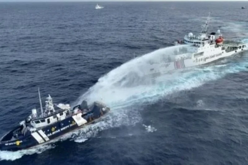 China fires water cannon at PCG, BFAR ships