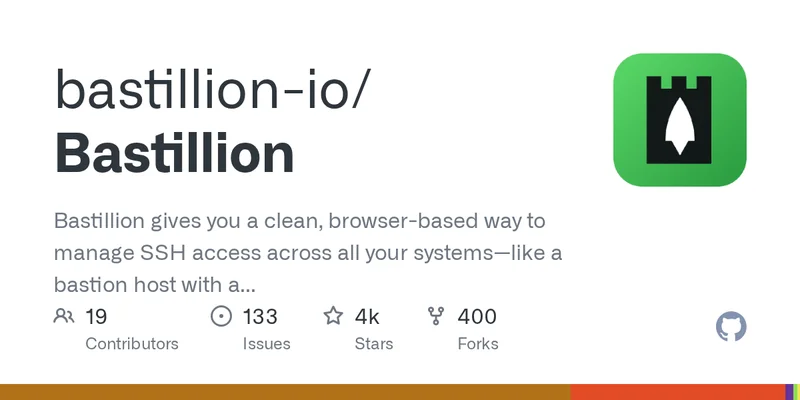 Bastillion 5.1: single-JAR SSH gateway now audits and replays every session
