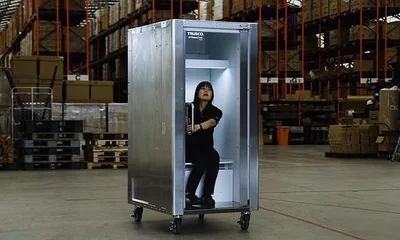 Now that's what you call a cool idea! Japanese firms are selling 'fridges for humans' that chill you almost instantly - but they come at a hefty price
