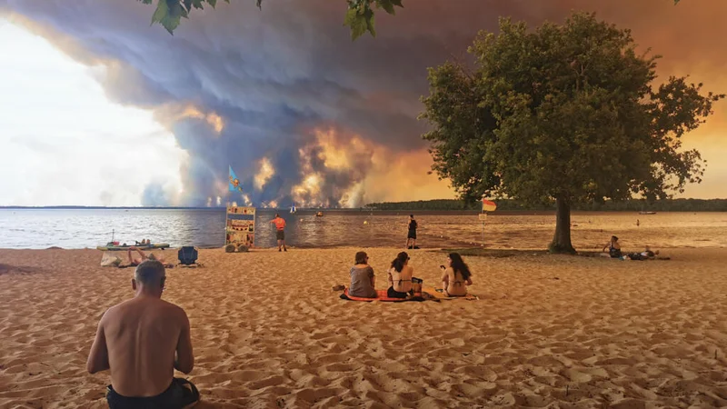 The week in pictures: Wildfires rage in Europe, youth protests rock India and UK names new PM