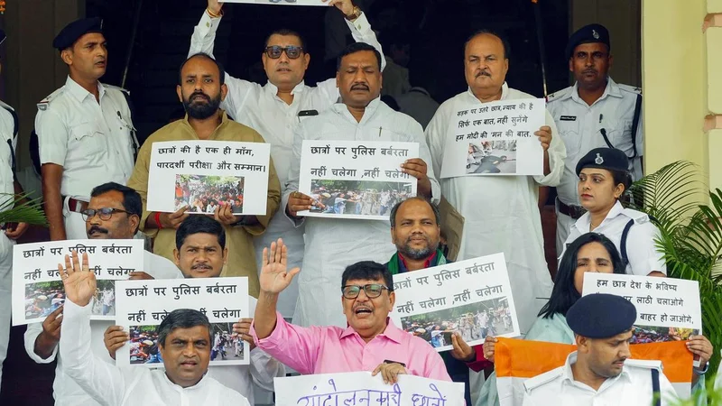 Pandemonium in both Houses of the legislature over Patna protests
