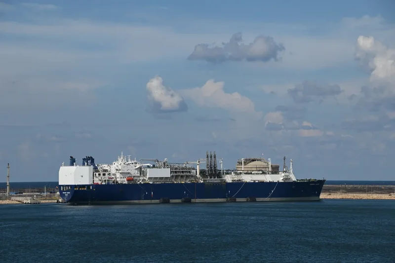 US-owned gas tanker catches fire after drone attack at Egypt port as Middle East tensions rise