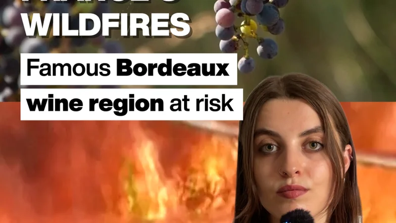 France’s wildfires: Famous Bordeaux wine region at risk