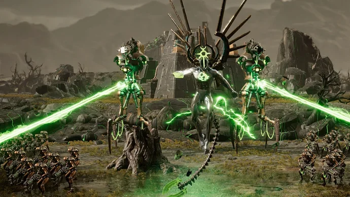 Your most powerful Necron unit in Dawn of War 4 is a sentient shard of a dead star god, and boy does he hate you