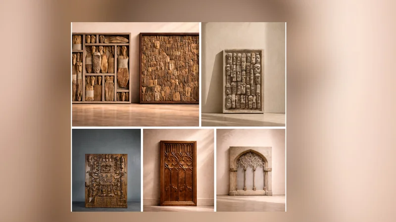 How sculptural wooden doors are becoming statement pieces in modern homes