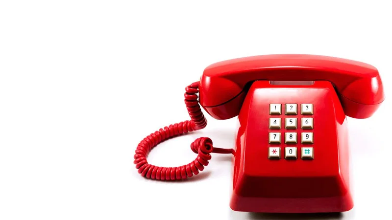 How did landline phones work during power cuts?