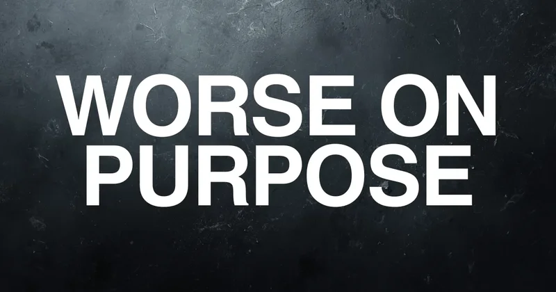 Worse on Purpose – How Corporate Greed Killed Product Quality – Worse on Purpose
