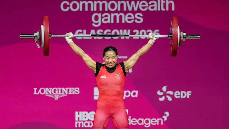 Mirabai Chanu wins India's first gold at Commonwealth Games with record lift