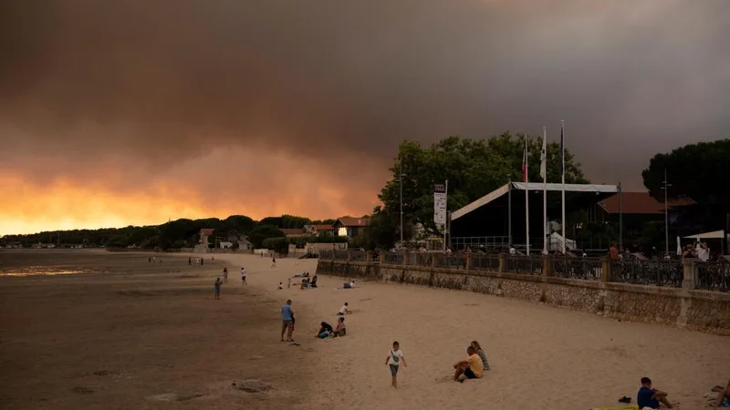 Live: Thousands forced to flee as deadly wildfires rage in parts of France, Italy and Spain
