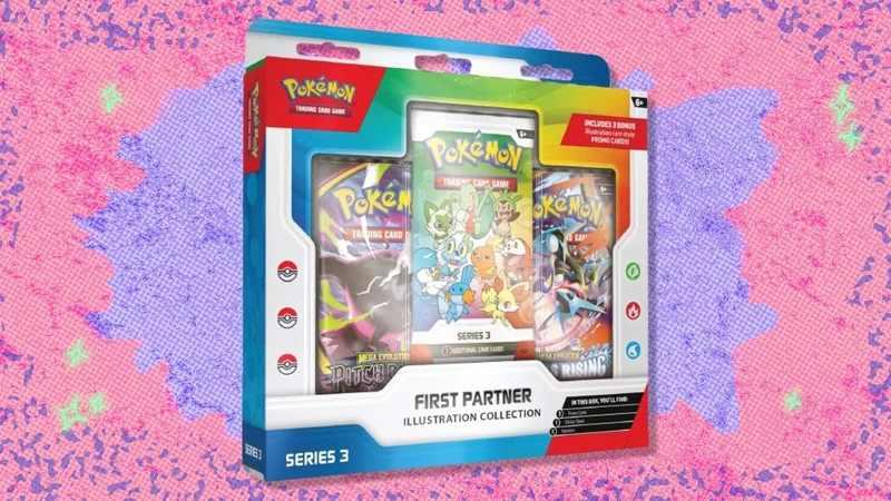 Preorders for the Pokémon TCG First Partner Illustration Collection Series 3 are under market price on Amazon — save nearly $5