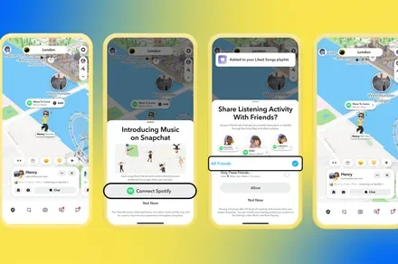 Spotify meets Snap Map in Snapchat’s latest update