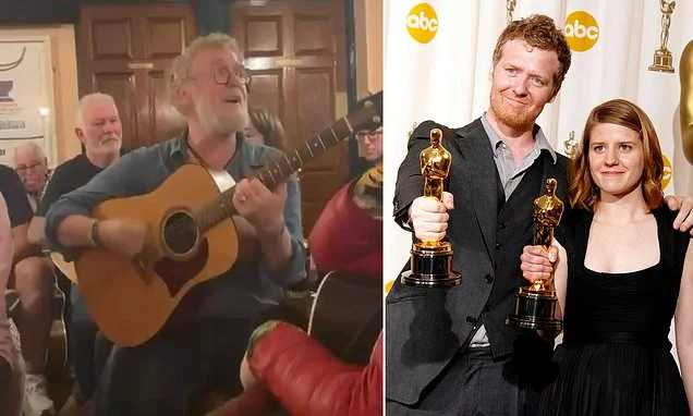 Poignant video shows Glen Hansard performing in pub an hour before Oscar-winning Irish musician was killed in motorcycle crash