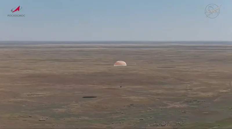 NASA Astronaut Chris Williams, Crewmates Return from Space Station