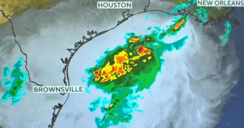 Track where Tropical Storm Bertha is heading after making landfall in Louisiana
