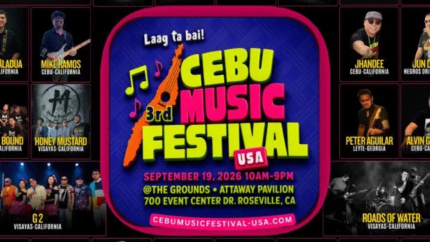Join the biggest gathering of Cebuano and Bisaya talent in the USA, Cebu Music Festival-USA