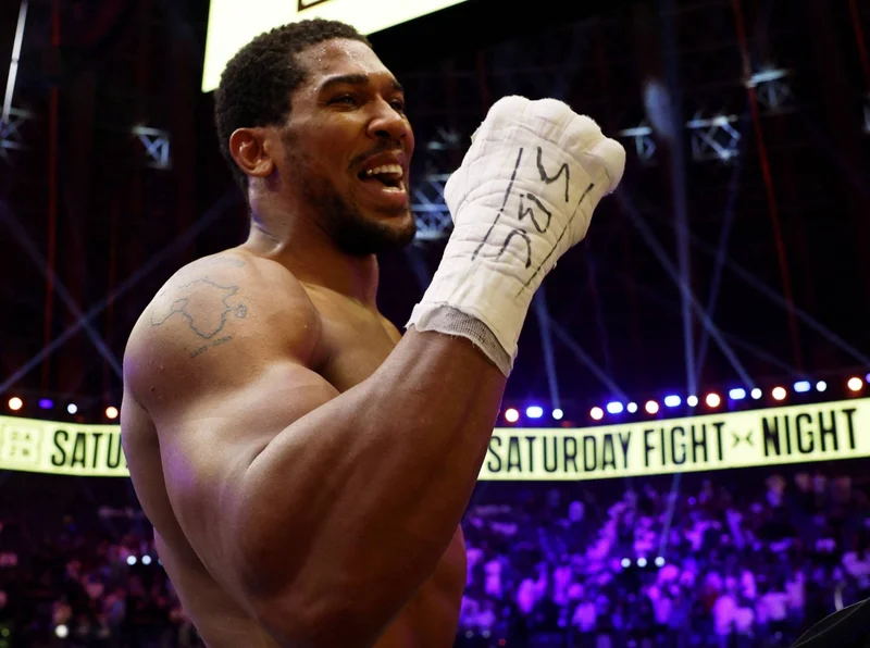 Anthony Joshua bounces back to knock out Kristian Prenga