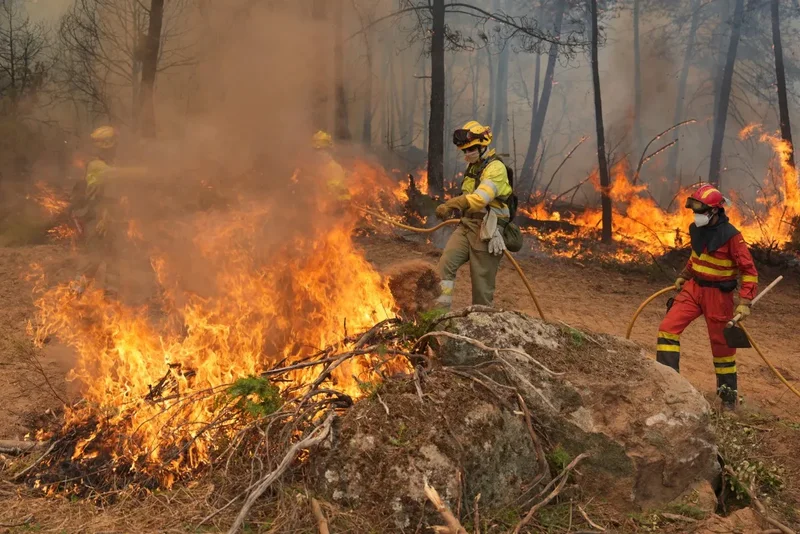 New Spain fire forces evacuation of 800 near Portugal border