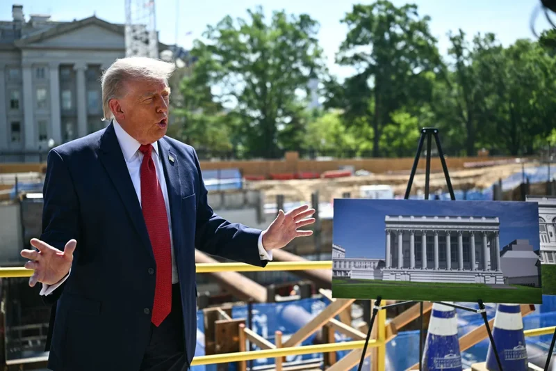 Nearly half of Americans think Trump’s DC projects are just to feed his ego