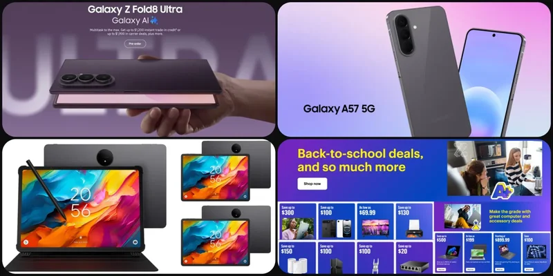 Deals: Fold 8/Galaxy Watch, Galaxy A57 at $425 low,  NXTPAPER 11 tab $160, Best Buy back to school sale, more
