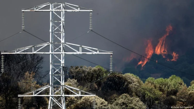 Wildfires spread in France and Spain forcing more to flee