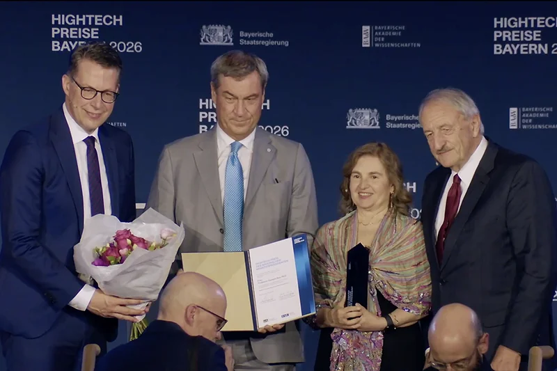Daniela Rus receives Bavarian Minister-President's High-Tech Prize