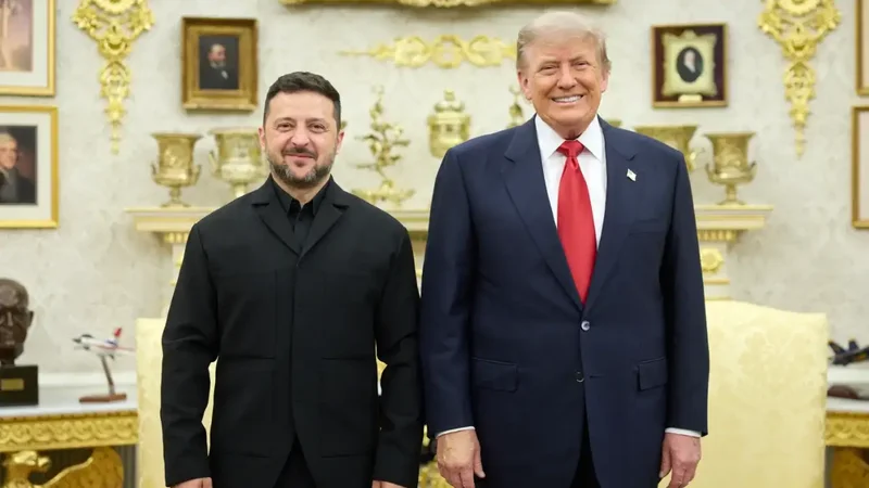 Trump, Zelenskyy discuss Patriot production, Russia peace talks at White House