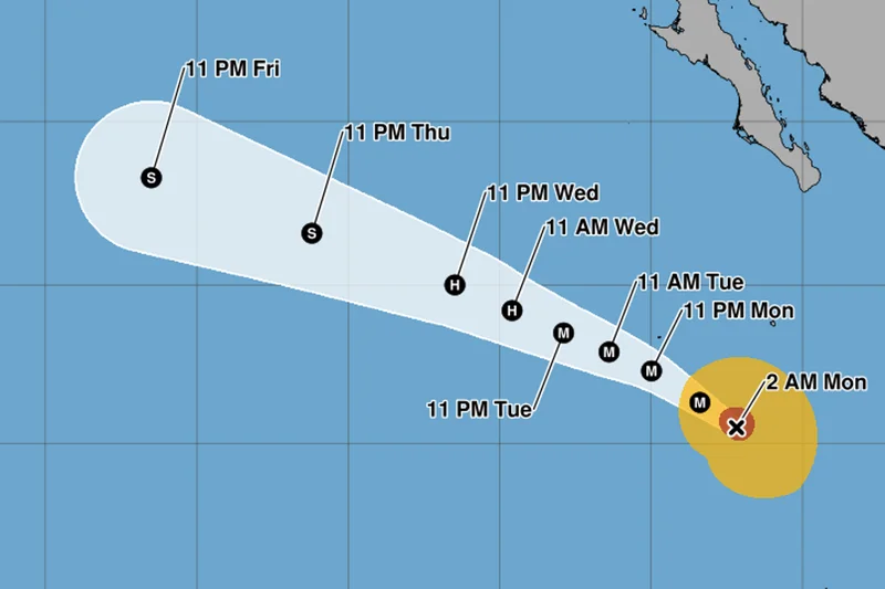 Genevieve becomes a Category 5 hurricane, the first in East Pacific region in two years