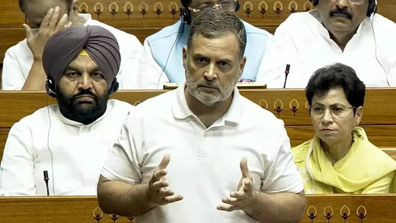 Rahul Gandhi targets Amit Shah in Lok Sabha over police action against student protesters