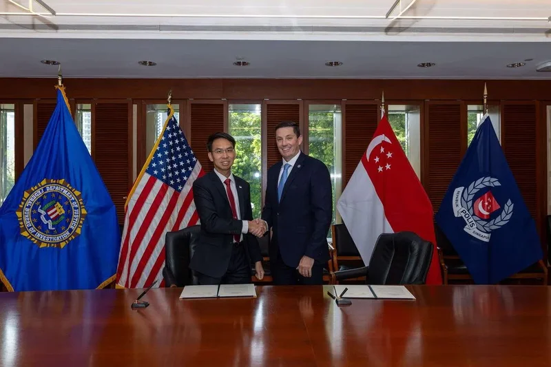 Singapore police, FBI sign MOU to tackle money laundering, cyber scams, fraud