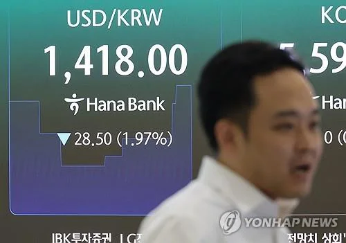 S. Korean won hits 9-month high against U.S. dollar