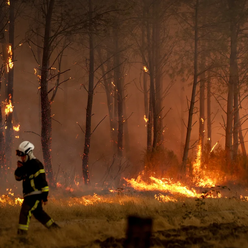 In France, Some Residents and Farmers Help Firefighters to Contain Blazes