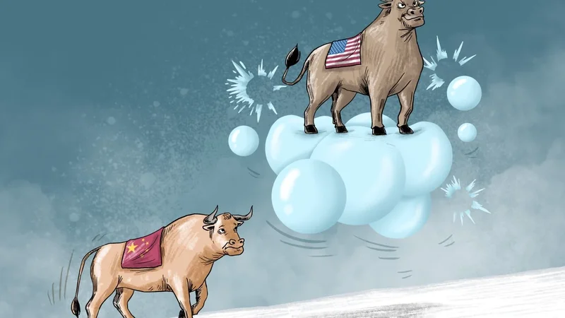 A tale of two markets: Wall Street cheers record highs while Beijing deflates bubbles