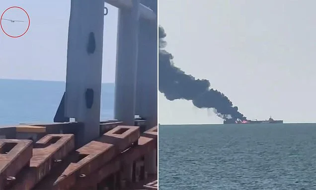 Ukraine turns key Crimean waterway into Russia's own Strait of Hormuz after relentless strikes on shadow fleet - as 200th ship is hit in three weeks