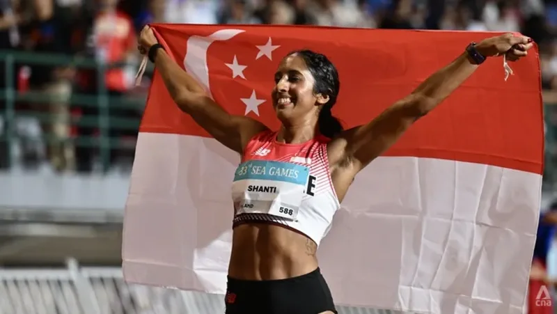 Shanti Pereira qualifies for 100m semi-finals at Commonwealth Games