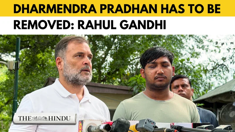 Dharmendra Pradhan is a criminal Education Minister. He has to go: Rahul Gandhi