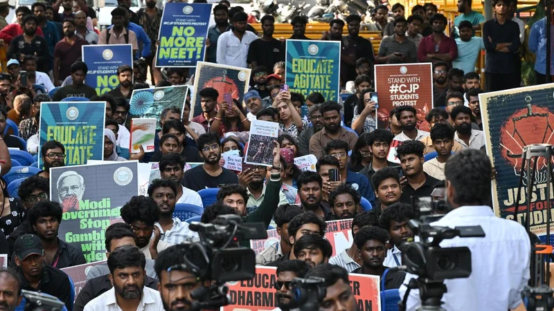 Protests demanding NEET ban gather momentum across city