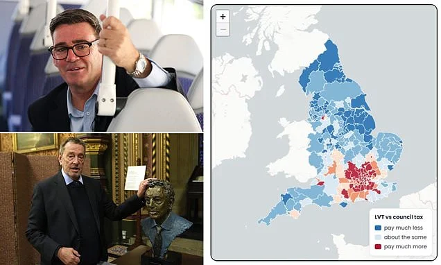 Burnham's mentor Lord Blunkett warns his 'land value tax' hammering London and the South East would take years to implement and cause fury